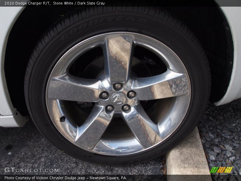 Stone White / Dark Slate Gray 2010 Dodge Charger R/T