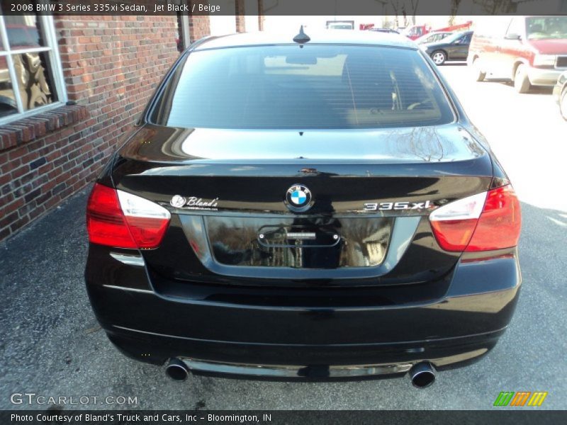 Jet Black / Beige 2008 BMW 3 Series 335xi Sedan