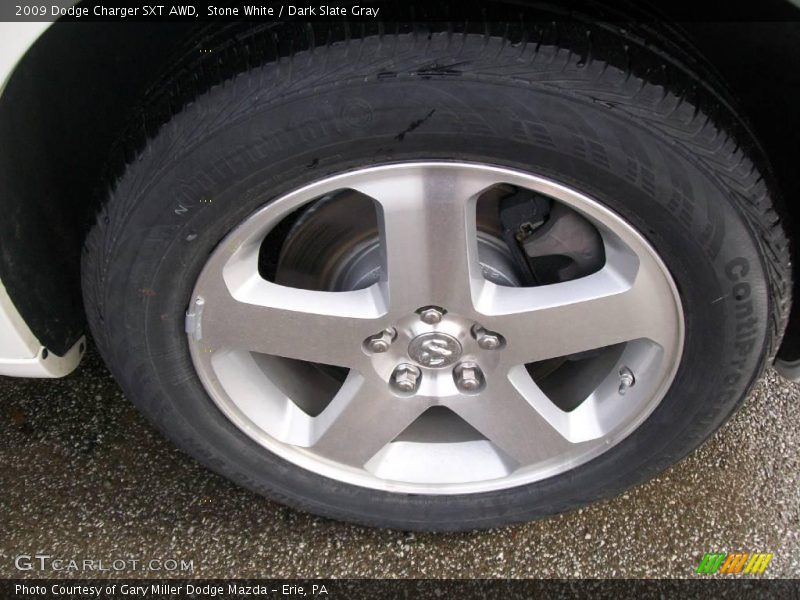 Stone White / Dark Slate Gray 2009 Dodge Charger SXT AWD