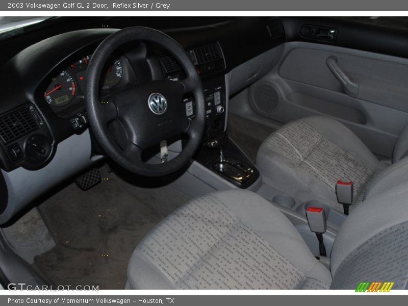  2003 Golf GL 2 Door Grey Interior