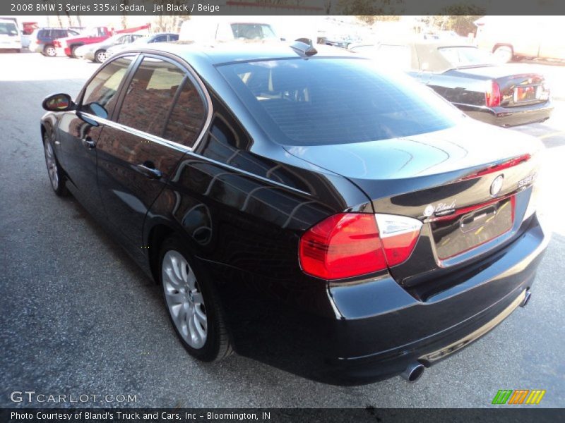 Jet Black / Beige 2008 BMW 3 Series 335xi Sedan