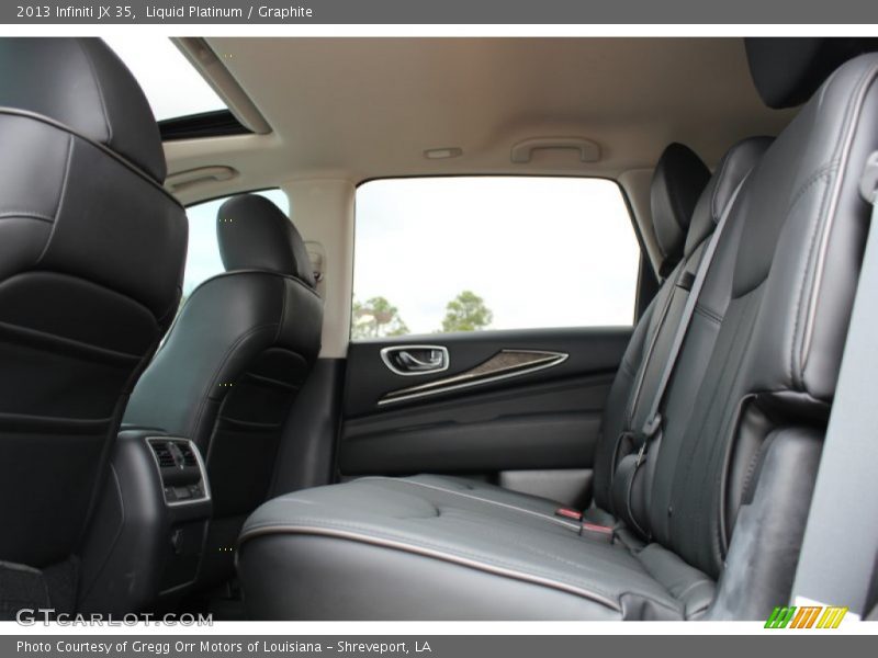 Rear Seat of 2013 JX 35