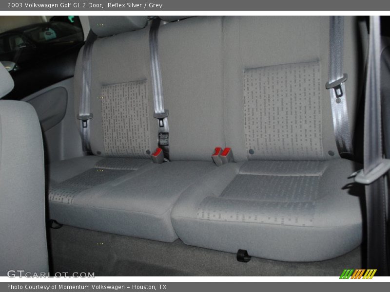 Reflex Silver / Grey 2003 Volkswagen Golf GL 2 Door