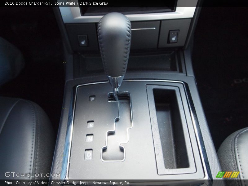 Stone White / Dark Slate Gray 2010 Dodge Charger R/T