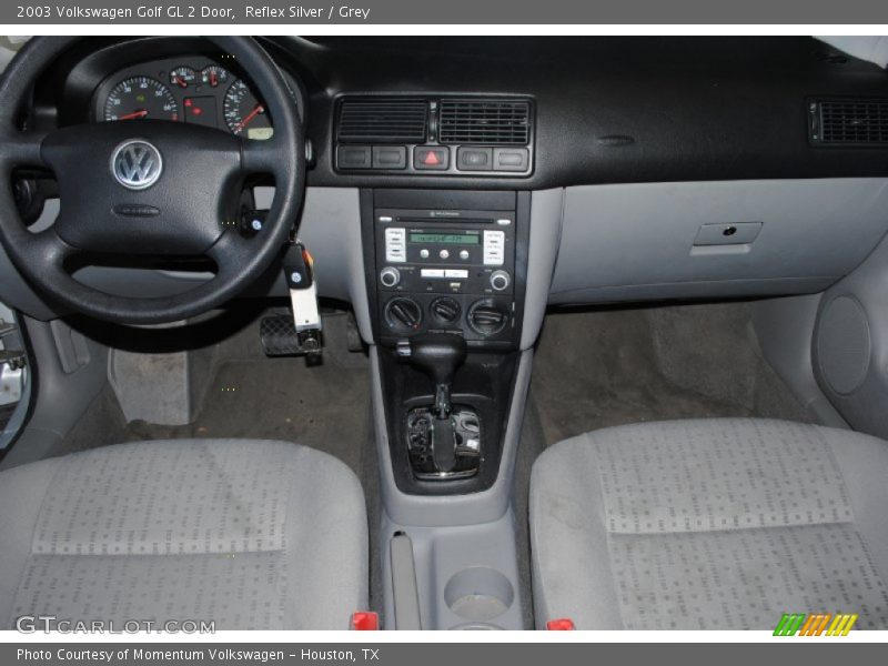 Reflex Silver / Grey 2003 Volkswagen Golf GL 2 Door