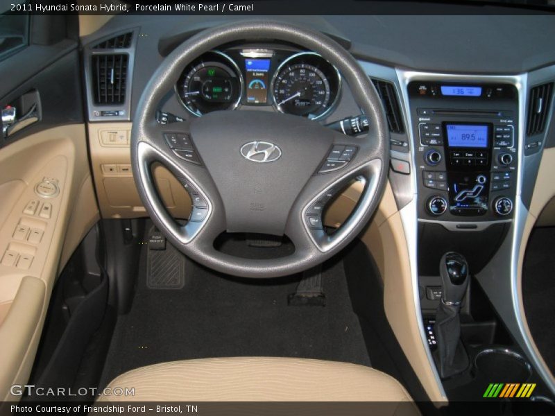 Dashboard of 2011 Sonata Hybrid