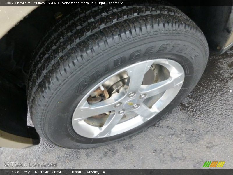 Sandstone Metallic / Light Cashmere 2007 Chevrolet Equinox LS AWD