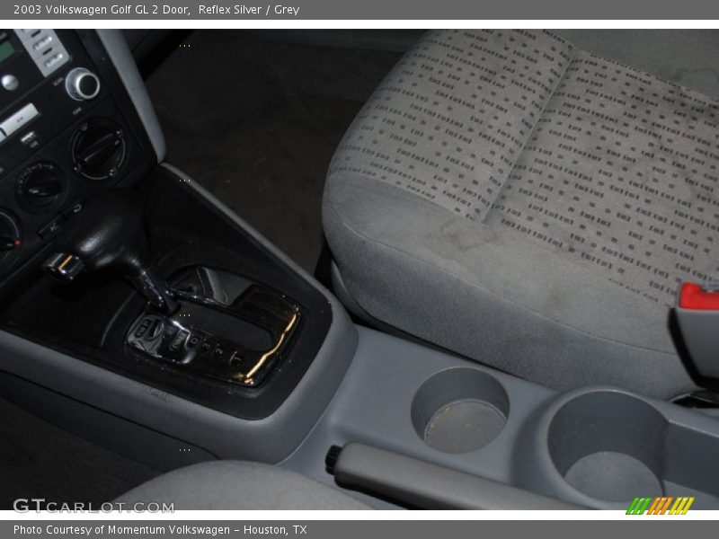 Reflex Silver / Grey 2003 Volkswagen Golf GL 2 Door