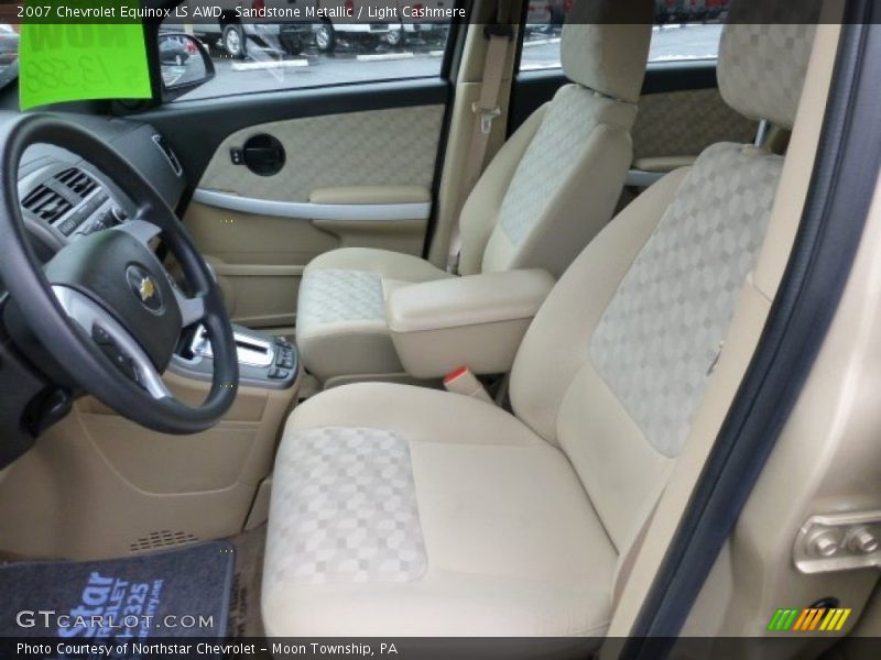 Sandstone Metallic / Light Cashmere 2007 Chevrolet Equinox LS AWD
