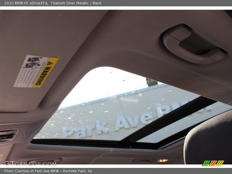 Titanium Silver Metallic / Black 2010 BMW X5 xDrive35d