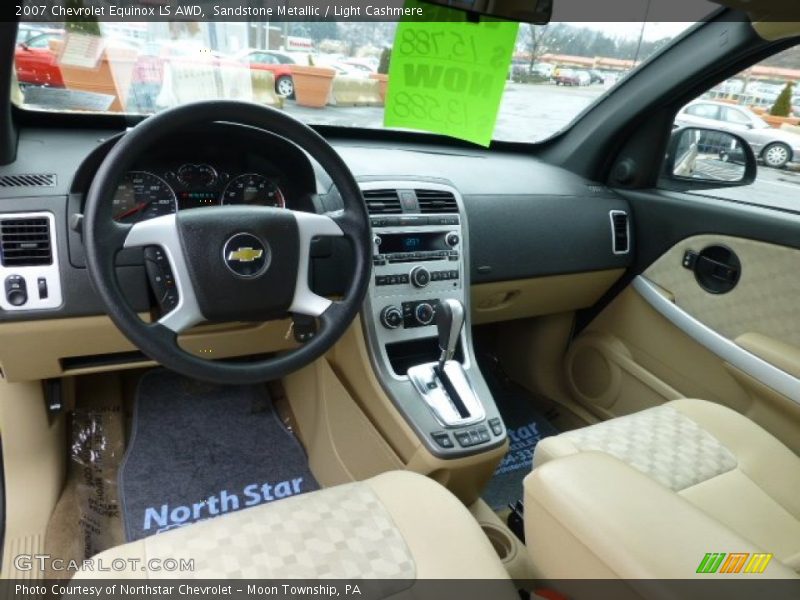 Sandstone Metallic / Light Cashmere 2007 Chevrolet Equinox LS AWD