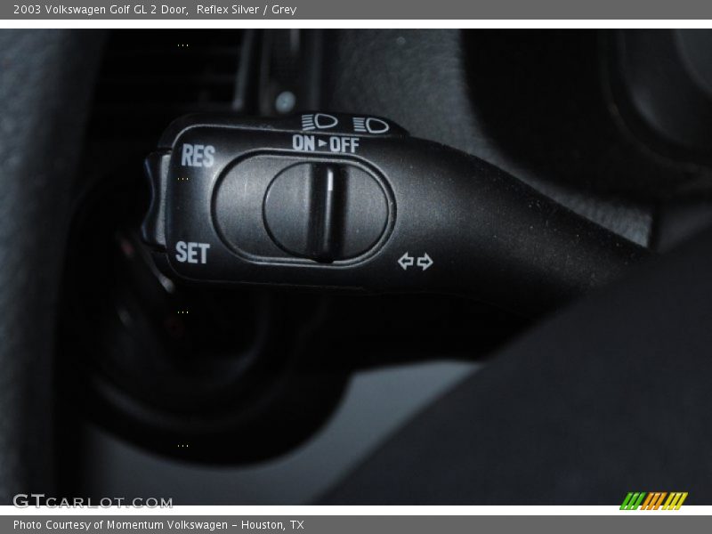 Reflex Silver / Grey 2003 Volkswagen Golf GL 2 Door