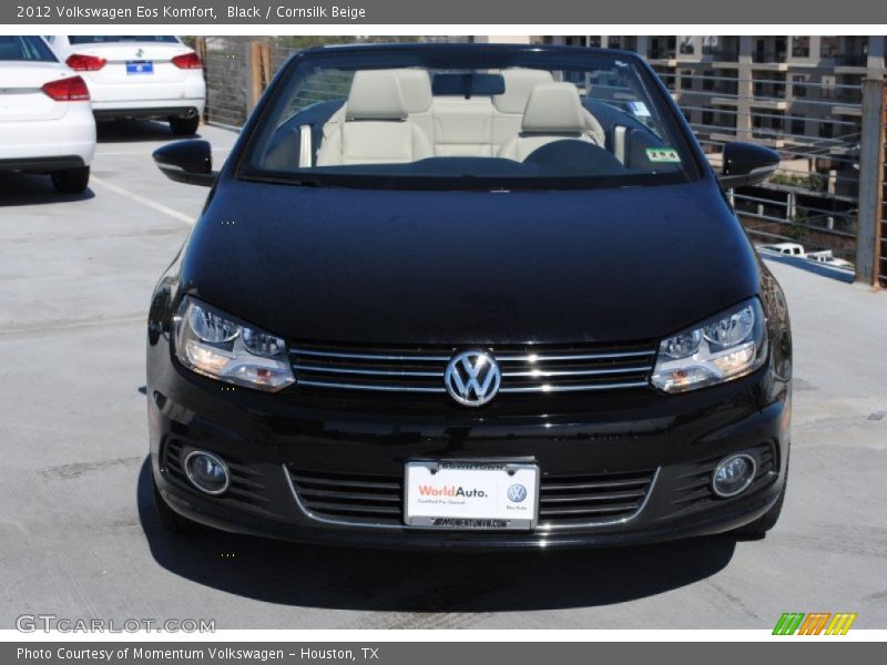 Black / Cornsilk Beige 2012 Volkswagen Eos Komfort
