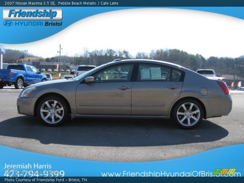 Pebble Beach Metallic / Cafe Latte 2007 Nissan Maxima 3.5 SE