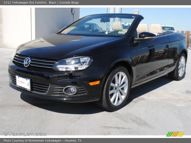 Black / Cornsilk Beige 2012 Volkswagen Eos Komfort