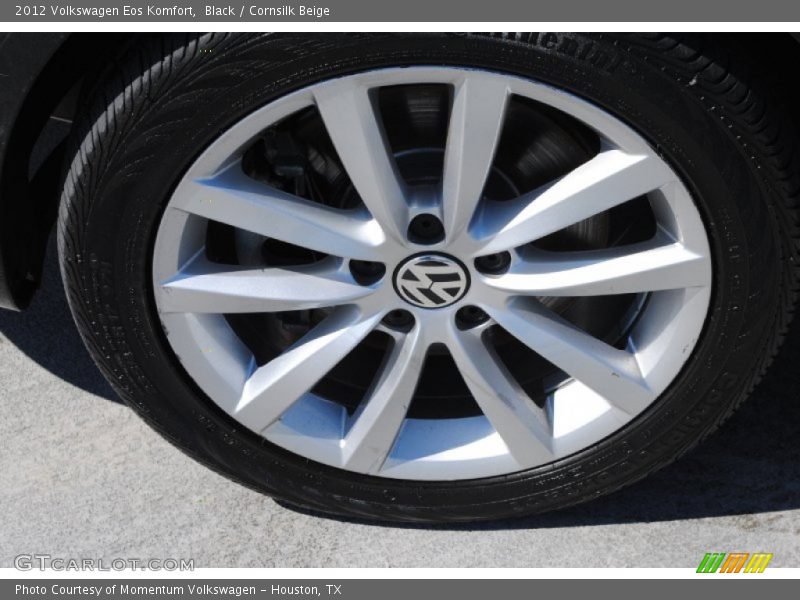 Black / Cornsilk Beige 2012 Volkswagen Eos Komfort