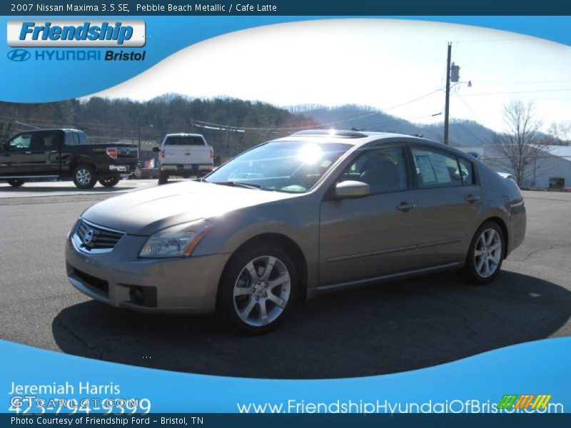Pebble Beach Metallic / Cafe Latte 2007 Nissan Maxima 3.5 SE