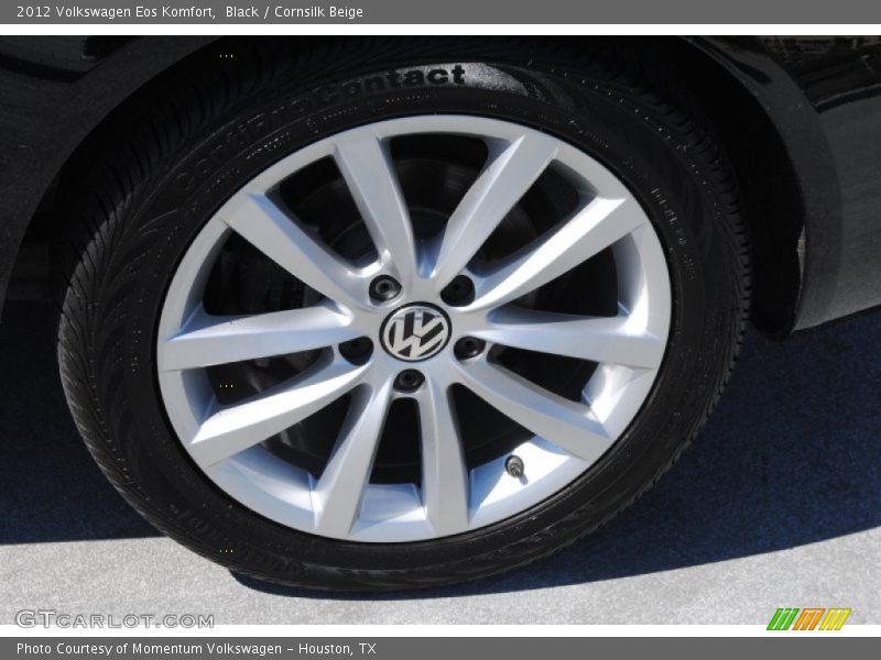 Black / Cornsilk Beige 2012 Volkswagen Eos Komfort