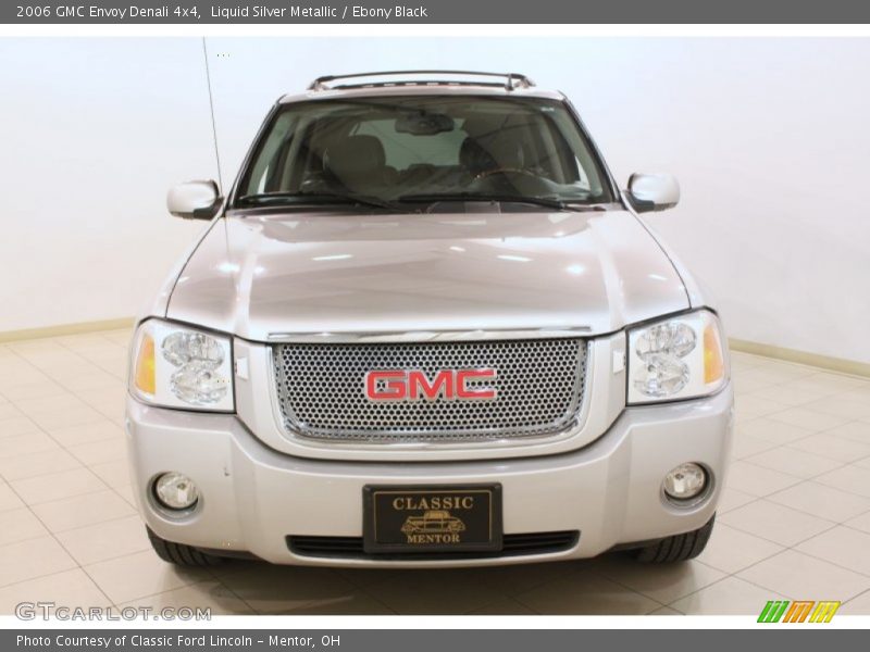 Liquid Silver Metallic / Ebony Black 2006 GMC Envoy Denali 4x4
