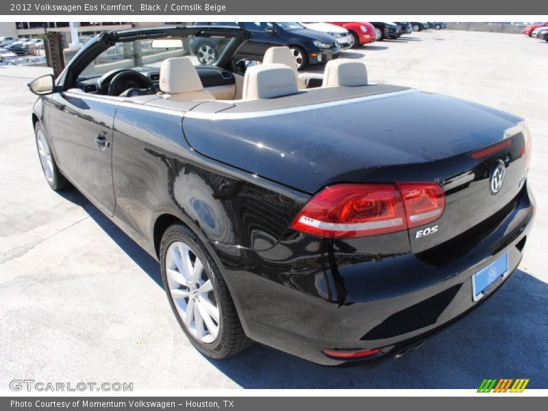 Black / Cornsilk Beige 2012 Volkswagen Eos Komfort