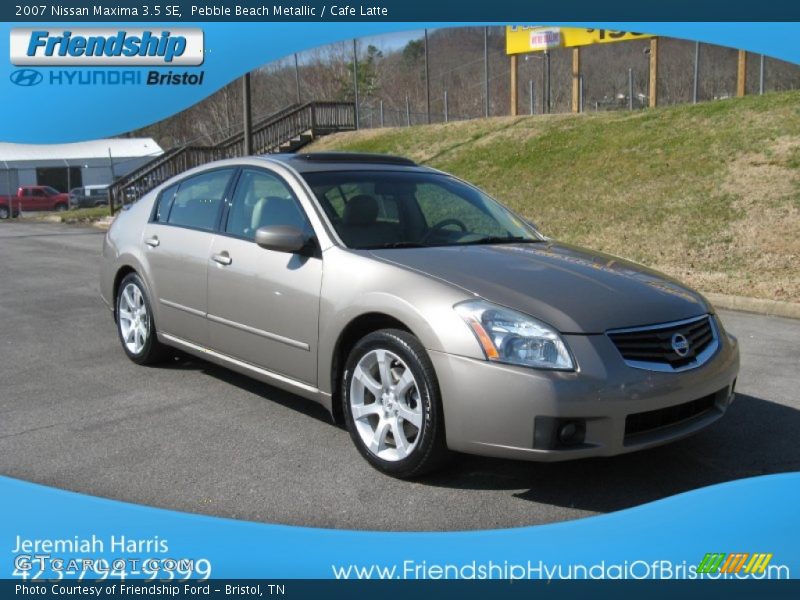 Pebble Beach Metallic / Cafe Latte 2007 Nissan Maxima 3.5 SE