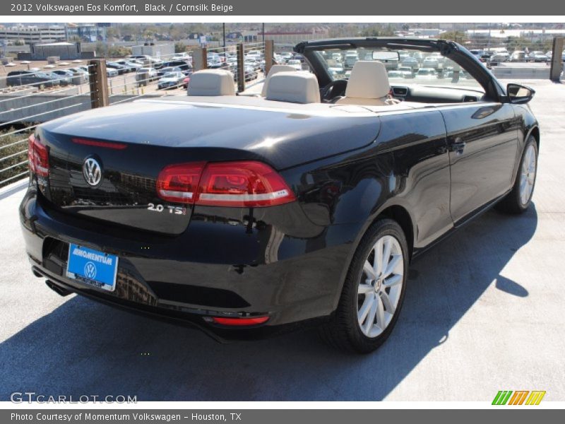 Black / Cornsilk Beige 2012 Volkswagen Eos Komfort