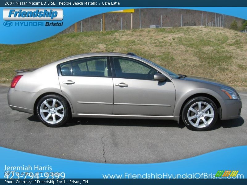 Pebble Beach Metallic / Cafe Latte 2007 Nissan Maxima 3.5 SE