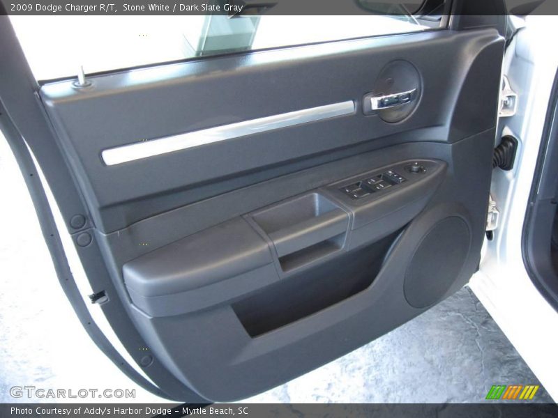 Stone White / Dark Slate Gray 2009 Dodge Charger R/T