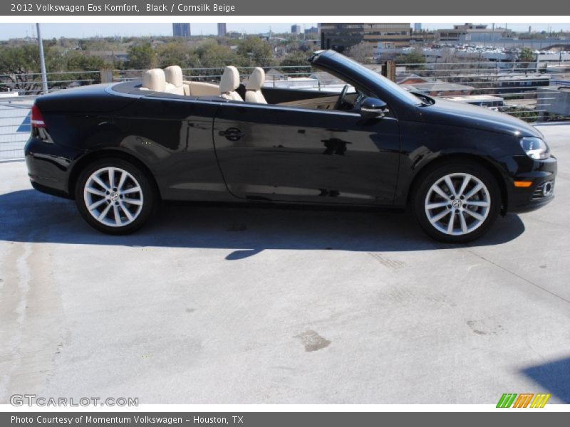 Black / Cornsilk Beige 2012 Volkswagen Eos Komfort