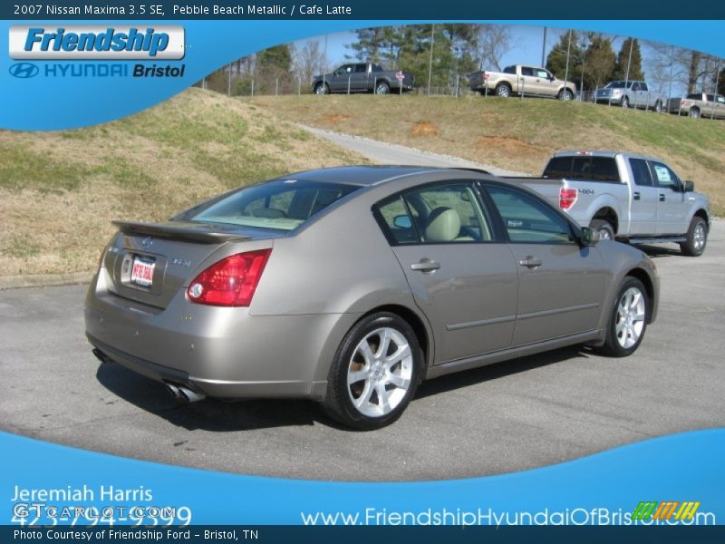 Pebble Beach Metallic / Cafe Latte 2007 Nissan Maxima 3.5 SE