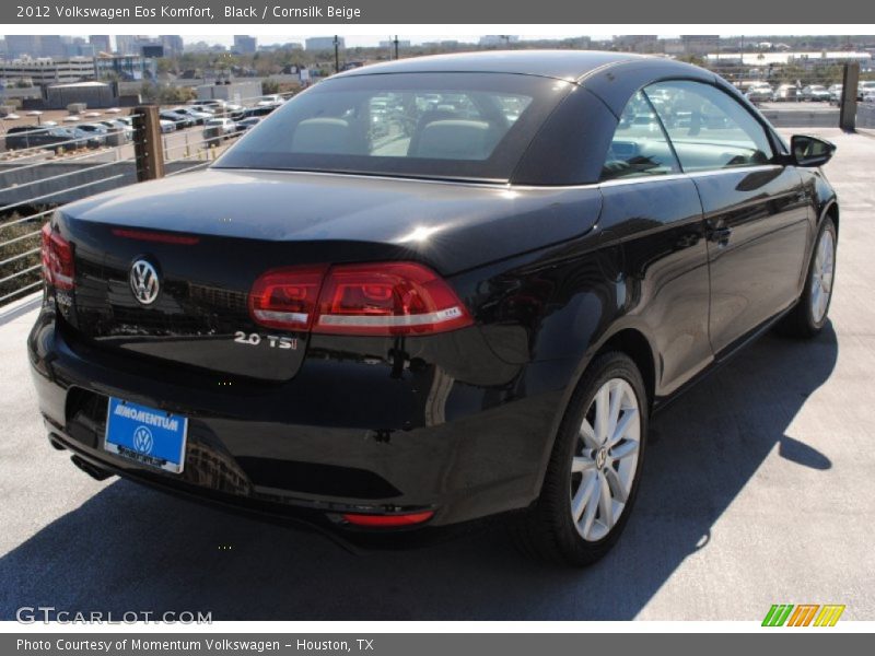 Black / Cornsilk Beige 2012 Volkswagen Eos Komfort