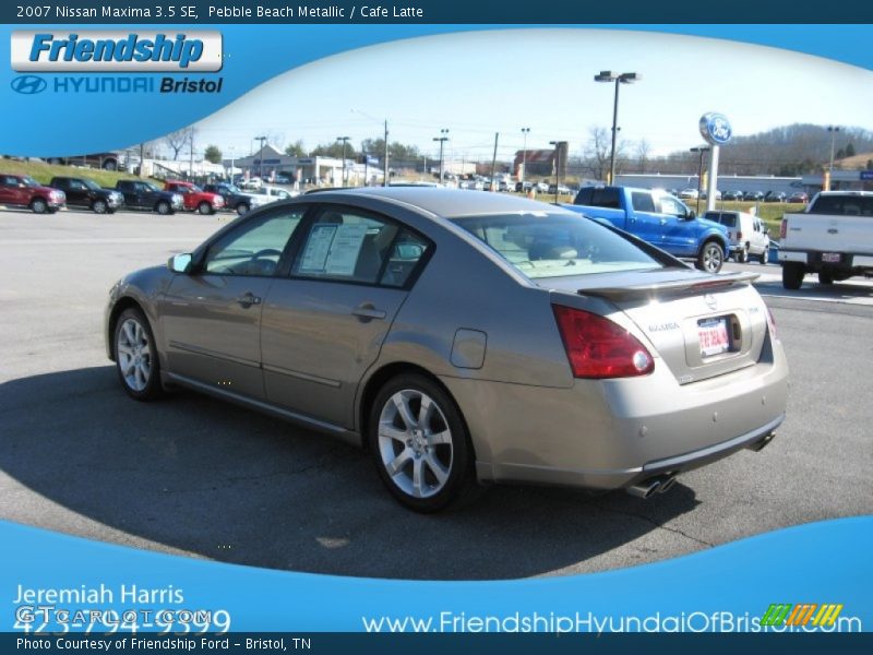 Pebble Beach Metallic / Cafe Latte 2007 Nissan Maxima 3.5 SE