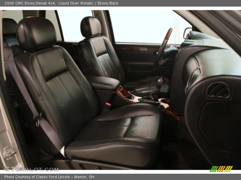 Liquid Silver Metallic / Ebony Black 2006 GMC Envoy Denali 4x4