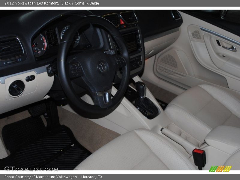 Black / Cornsilk Beige 2012 Volkswagen Eos Komfort