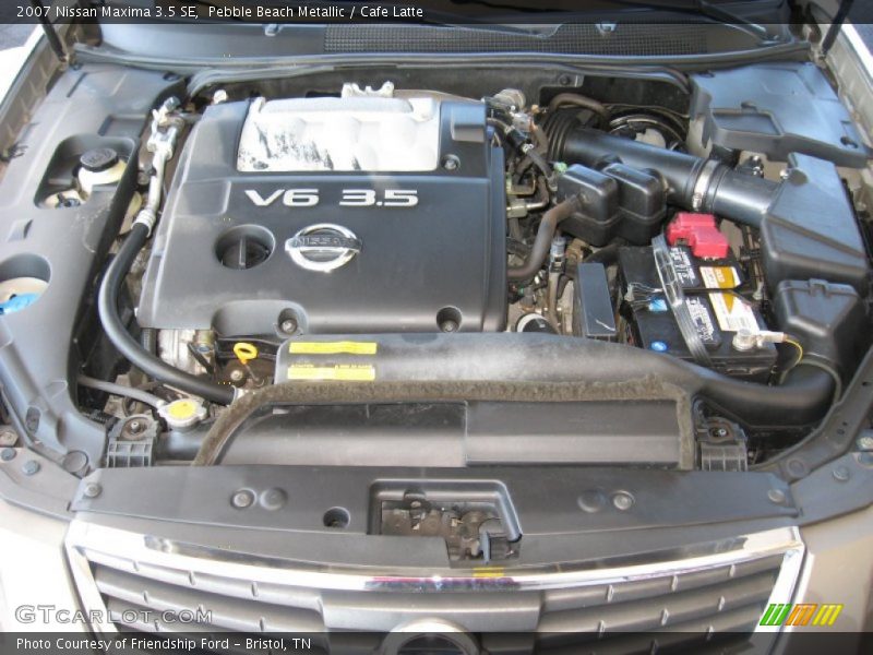 Pebble Beach Metallic / Cafe Latte 2007 Nissan Maxima 3.5 SE