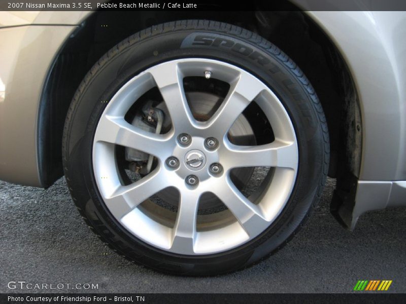 Pebble Beach Metallic / Cafe Latte 2007 Nissan Maxima 3.5 SE
