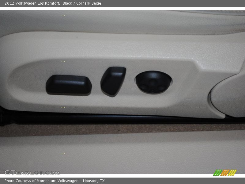 Black / Cornsilk Beige 2012 Volkswagen Eos Komfort
