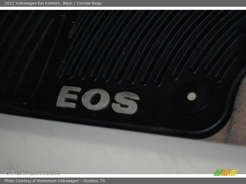 Black / Cornsilk Beige 2012 Volkswagen Eos Komfort