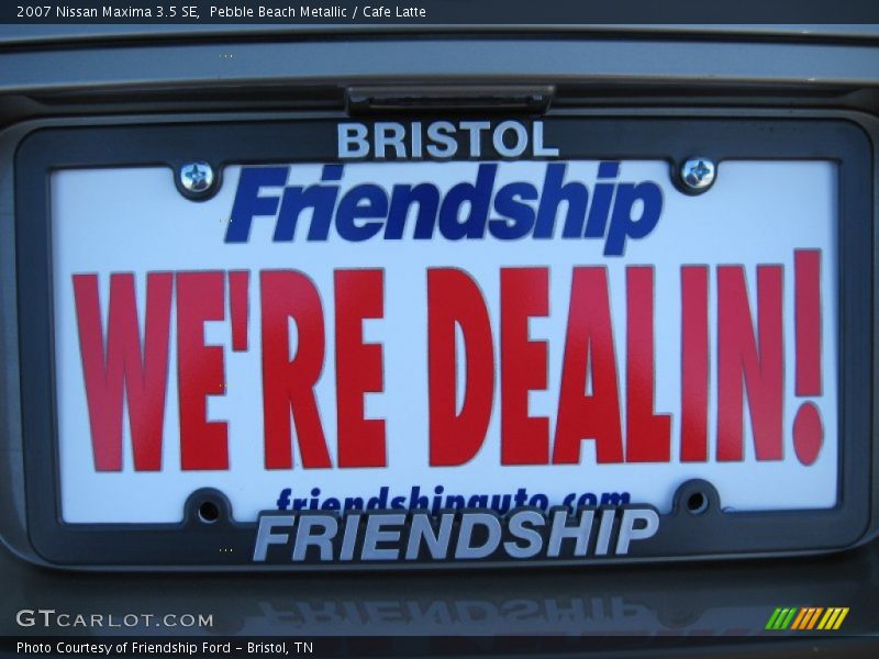 Pebble Beach Metallic / Cafe Latte 2007 Nissan Maxima 3.5 SE