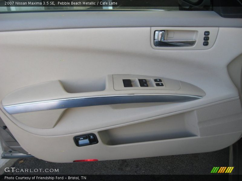 Pebble Beach Metallic / Cafe Latte 2007 Nissan Maxima 3.5 SE