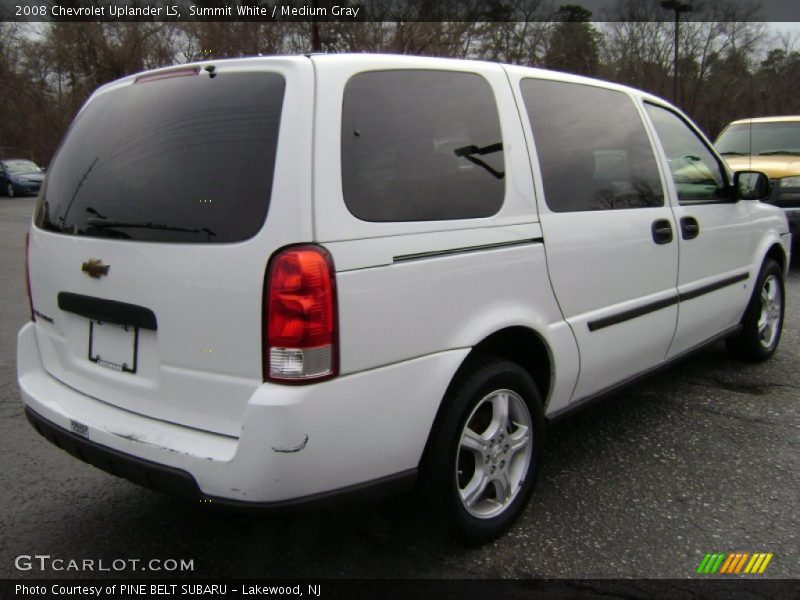 Summit White / Medium Gray 2008 Chevrolet Uplander LS