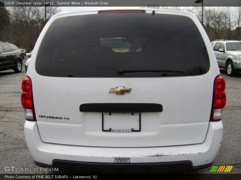 Summit White / Medium Gray 2008 Chevrolet Uplander LS