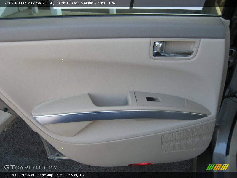 Pebble Beach Metallic / Cafe Latte 2007 Nissan Maxima 3.5 SE