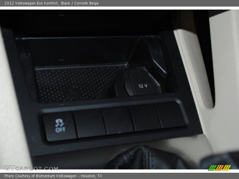 Black / Cornsilk Beige 2012 Volkswagen Eos Komfort