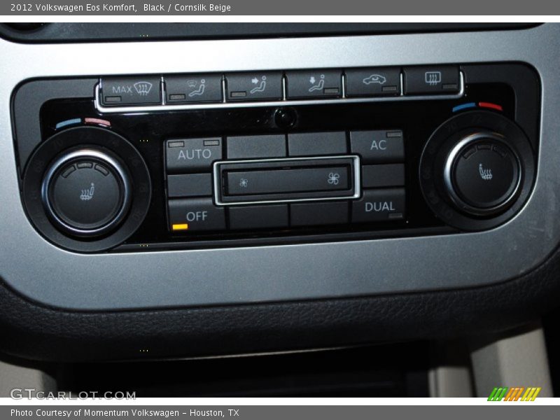 Black / Cornsilk Beige 2012 Volkswagen Eos Komfort