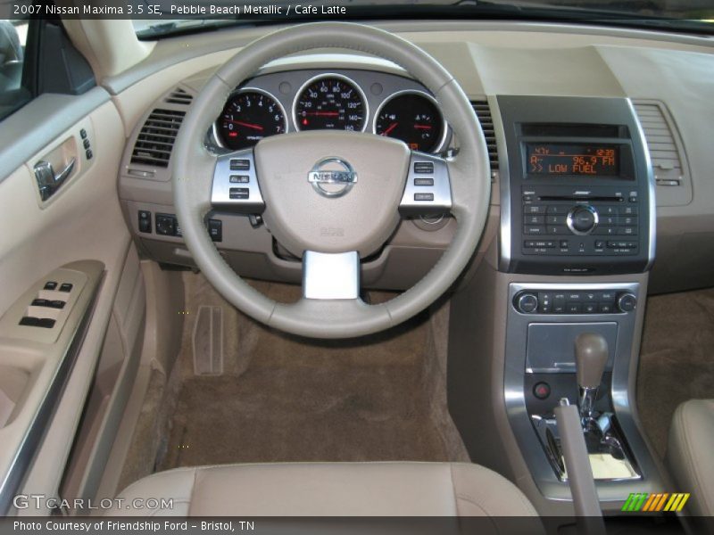 Pebble Beach Metallic / Cafe Latte 2007 Nissan Maxima 3.5 SE