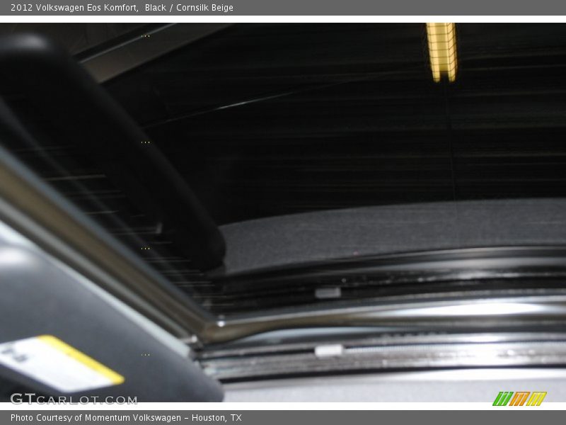 Black / Cornsilk Beige 2012 Volkswagen Eos Komfort