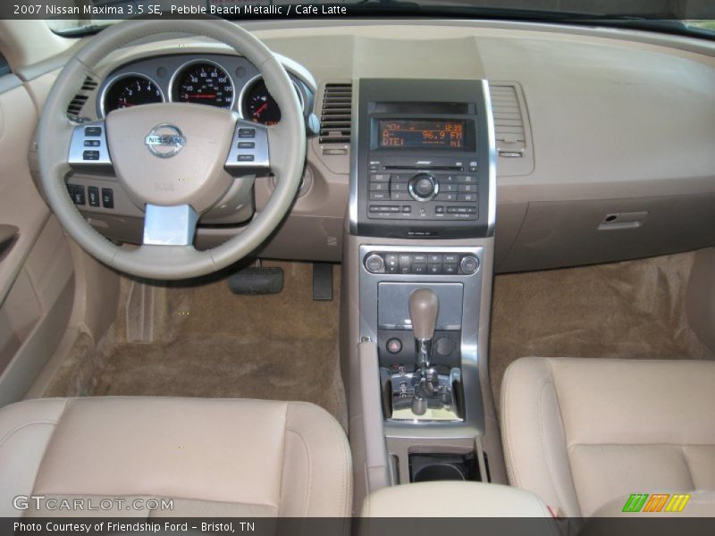 Pebble Beach Metallic / Cafe Latte 2007 Nissan Maxima 3.5 SE