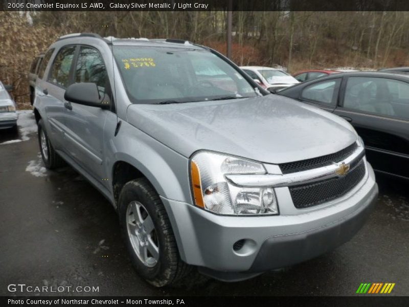 Galaxy Silver Metallic / Light Gray 2006 Chevrolet Equinox LS AWD