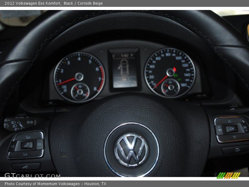 Black / Cornsilk Beige 2012 Volkswagen Eos Komfort